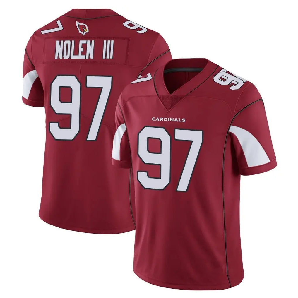 A.Cardinals #97 Walter Nolen III Player Cardinal Vapor Limited Home Game  Hdoa Stitched Jerseys