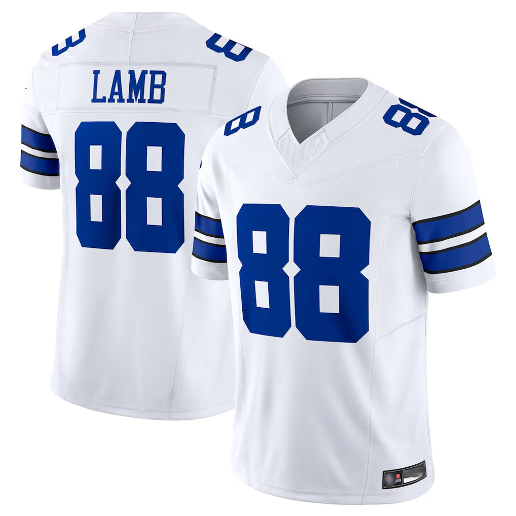 D.Cowboys #88 CeeDee Lamb Player White Limited Vapor F.U.S.E. Home Game Hdoa Stitched Jerseys