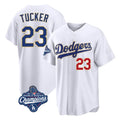LA.Dodgers #23 Kyle Tucker Player Gold White World Series Meet 2026 Collection Stadium Limited Hdoa Stitched Jerseys