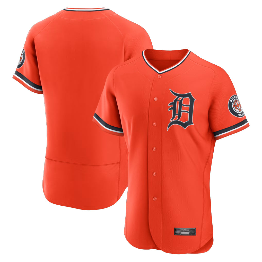 D.Tigers ## Tigers Blank Player Orange Limited Elite Home Hdoa Stitched Jerseys