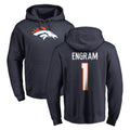 D.Broncos #1 Evan Engram Player Navy Pullover Hoodie Limited Hdoa Stitched Jerseys