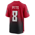 A.Falcons #8 Kyle Pitts Sr. Player Red Home Game Hdoa Stitched Jerseys
