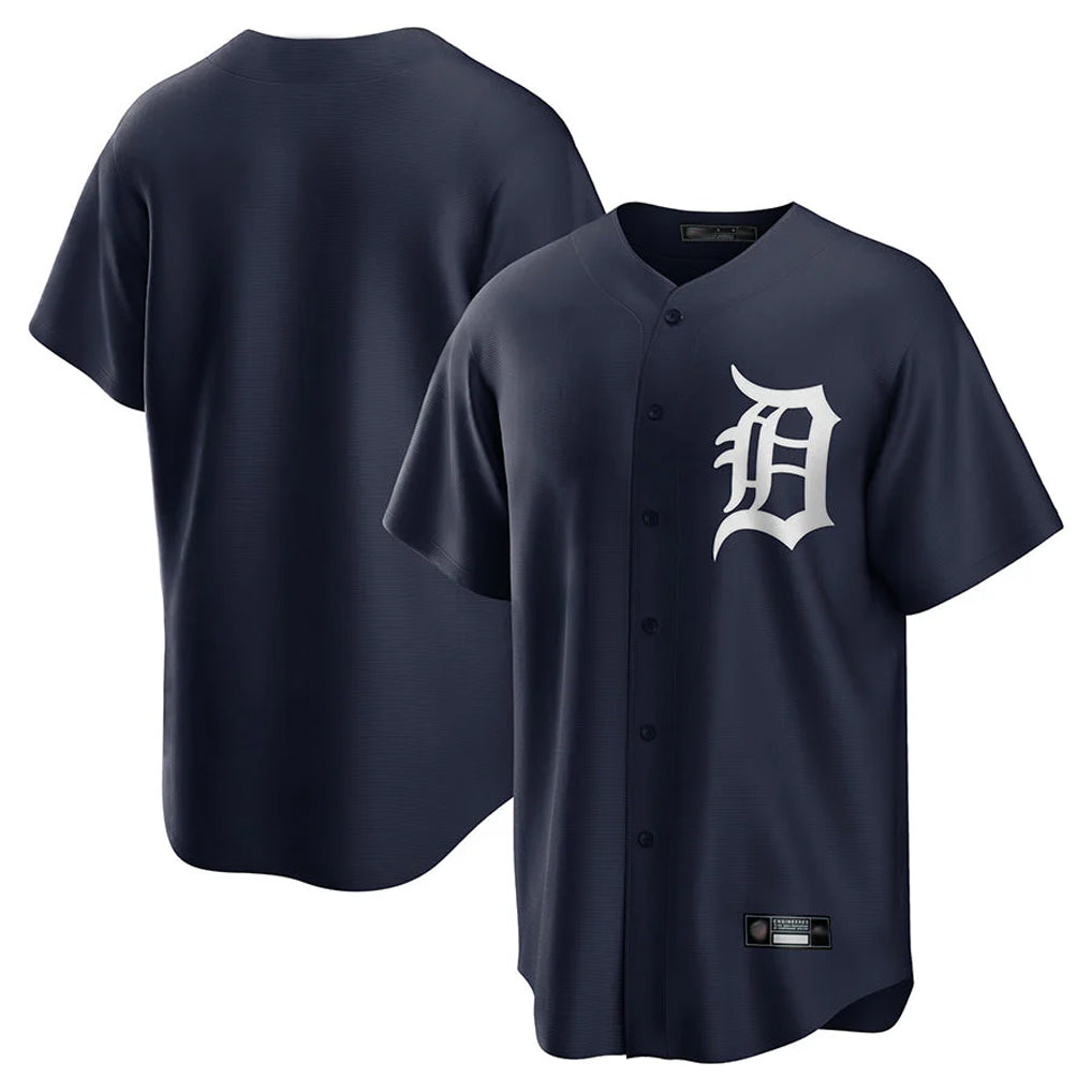 D.Tigers ## Tigers Blank Player Navy Game Home Hdoa Stitched Jerseys