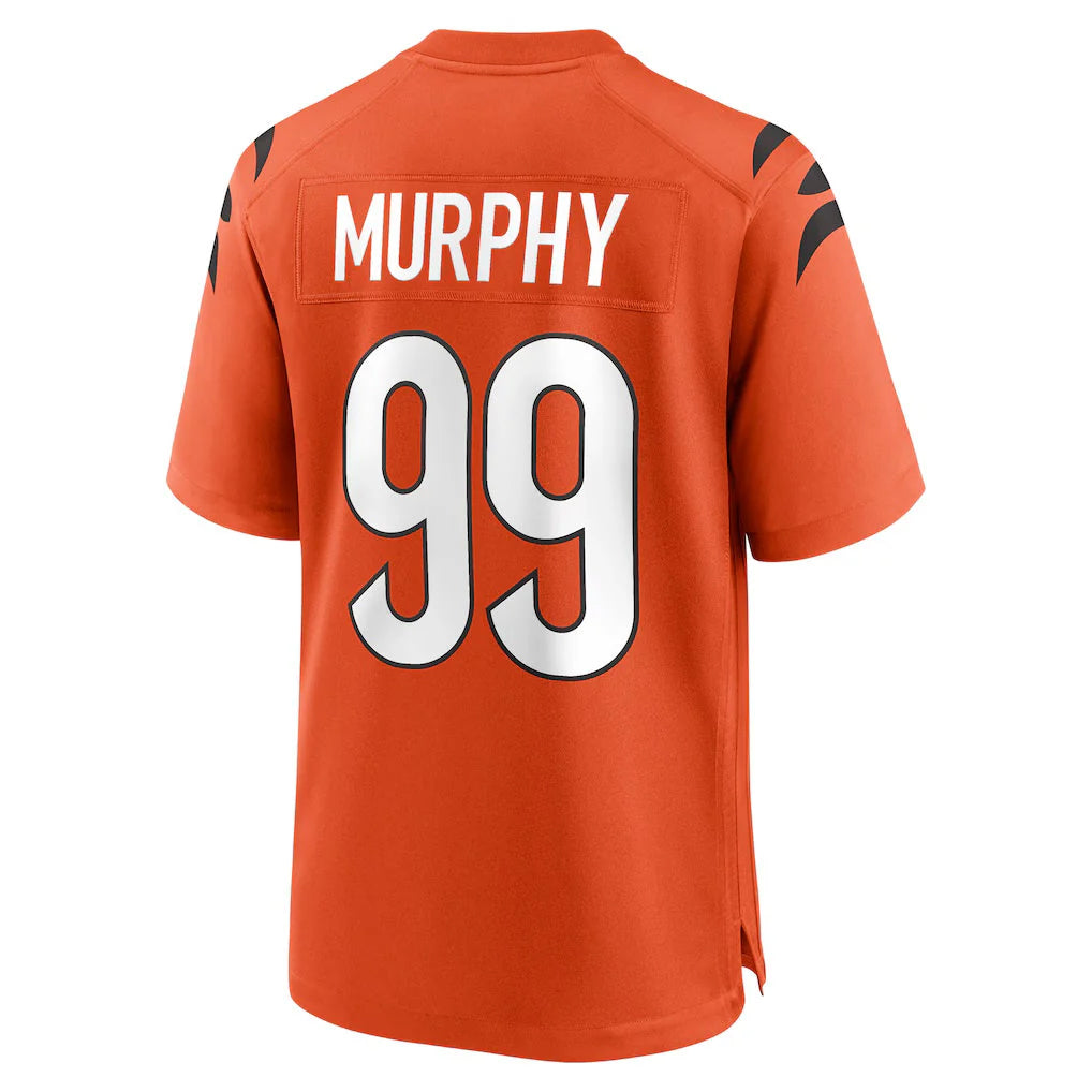 C.Bengals #99 Myles Murphy Player Orange Home Game Hdoa Stitched Jerseys