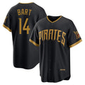 P.Pirates #14 Joey Bart Player Black 2026 City Connect Home Game Hdoa Stitched Jerseys