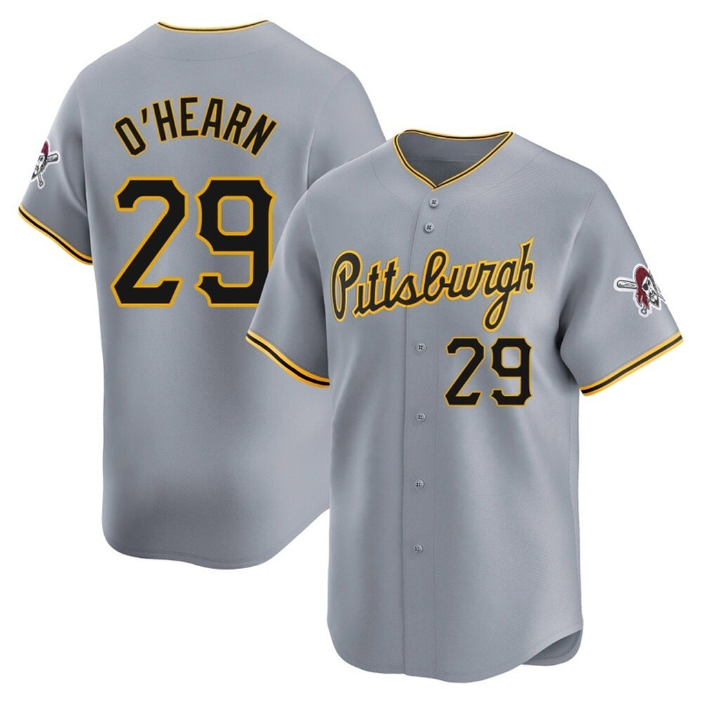 P.Pirates #29 Ryan O¡¯Hearn Player Gray Road Home Limited Hdoa Stitched Jerseys