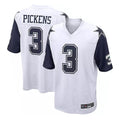 D.Cowboys #3 George Pickens Player White-Navy Home Game Hdoa Stitched Jerseys