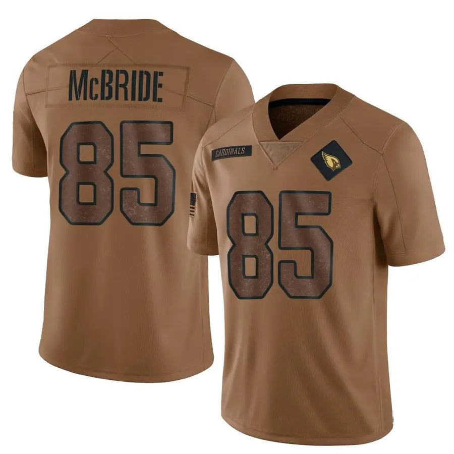 A.Cardinals #85 Trey McBride Player Black Limited Reflective Hdoa Stitched Jerseys