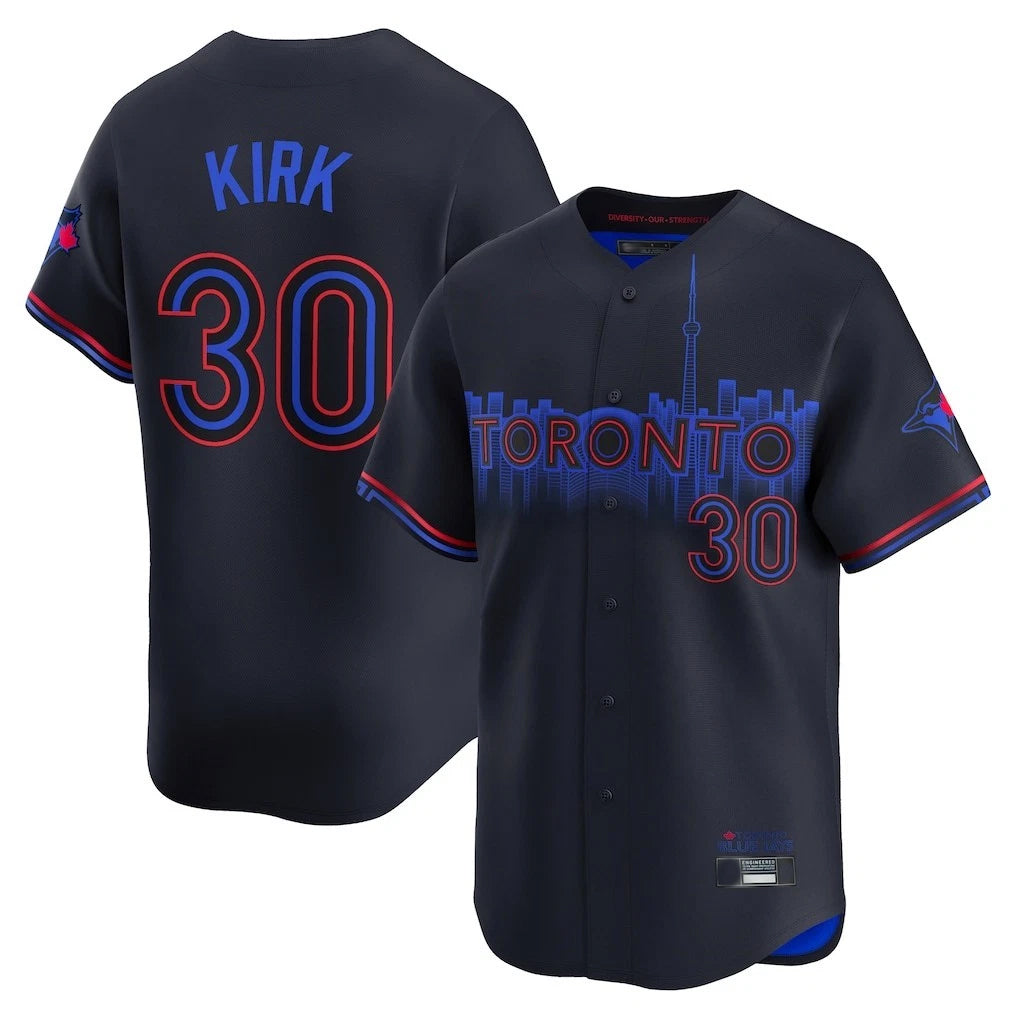 T.Blue Jays #30 Alejandro Kirk Player Black City Connect Hdoa Stitched Jerseys