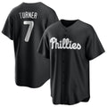 P.Phillies #7 Trea Turner Player Black Alt Fashion Home Game Hdoa Stitched Jerseys