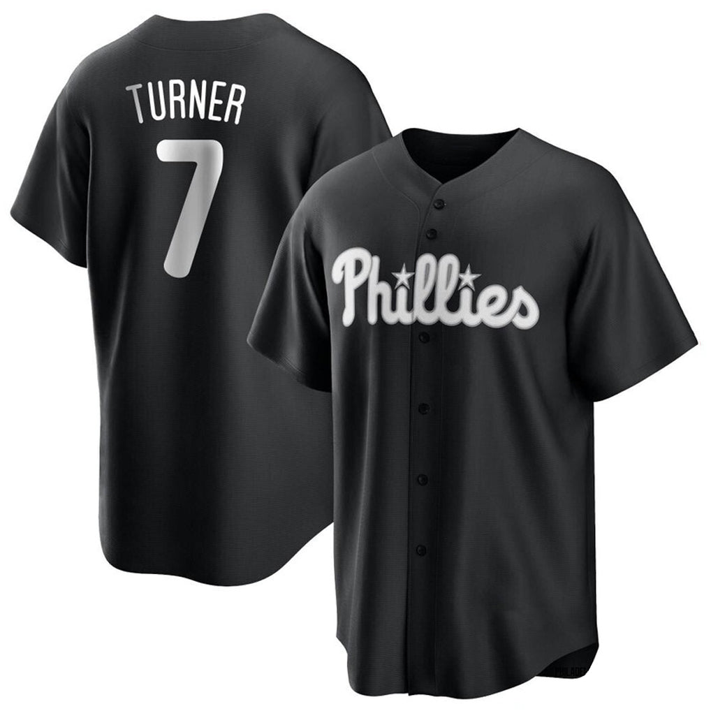 P.Phillies #7 Trea Turner Player Black Alt Fashion Home Game Hdoa Stitched Jerseys