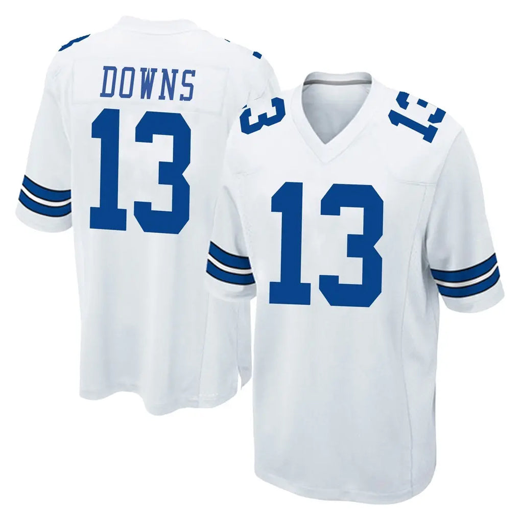 D.Cowboys #13 Caleb Downs Player White Home Game Hdoa Stitched Jerseys