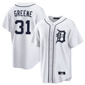 D.Tigers #31 Riley Greene Player White Home Game Hdoa Stitched Jerseys