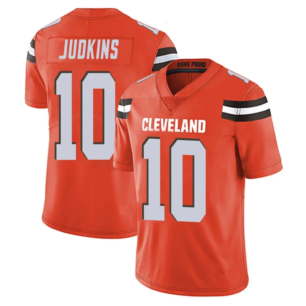 C.Browns #10 Quinshon Judkins Player Orange Alternate Vapor Untouchable Limited Home Game Hdoa Stitched Jerseys