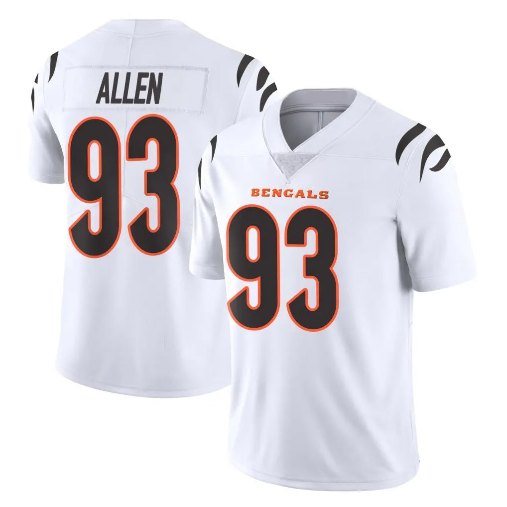 C.Bengals #93 Jonathan Allen Player White Vapor Untouchable Limited Home Game Hdoa Stitched Jerseys