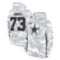 D.Cowboys #73 Tyler Smith Player Arctic Camo Salute to Service Hoodies Limited Game Hdoa Stitched Jerseys