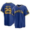 S.Mariners #29 Cal Raleigh Player Royal City Connect Home Game Hdoa Stitched Jerseys