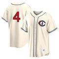 C.Cubs #4 Pete Crow-Armstrong Player Cream Field of Dreams Home Game Hdoa Stitched Jerseys