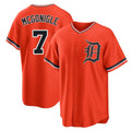 D.Tigers #7 Kevin McGonigle Player Orange Home Game Hdoa Stitched Jerseys