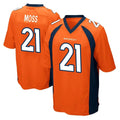 D.Broncos #21 Riley Moss Player Orange Color Home Game Hdoa Stitched Jerseys