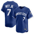 KC.Royals #7 Bobby Witt Jr. Player Royal Limited Home Hdoa Stitched Jerseys