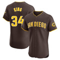 S.Diego Padres #34 Michael King Player Brown Home Limited Elite Hdoa Stitched Jerseys