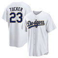 LA.Dodgers #23 Kyle Tucker Player Gold White 2026 Collection Stadium Game Hdoa Stitched Jerseys