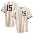 C.White Sox #15 Sean Newcomb Player Cream Field of Dreams Home Game Hdoa Stitched Jerseys