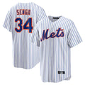 NY.Mets #34 Kodai Senga Player White Home Replica Hdoa Stitched Jerseys