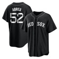 B.Red Sox #52 Wilyer Abreu Player Black Home Game Hdoa Stitched Jerseys
