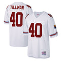 A.Cardinals #40 Pat Tillman Player Mitchell & Ness White Legacy Replica Hdoa Stitched Jerseys