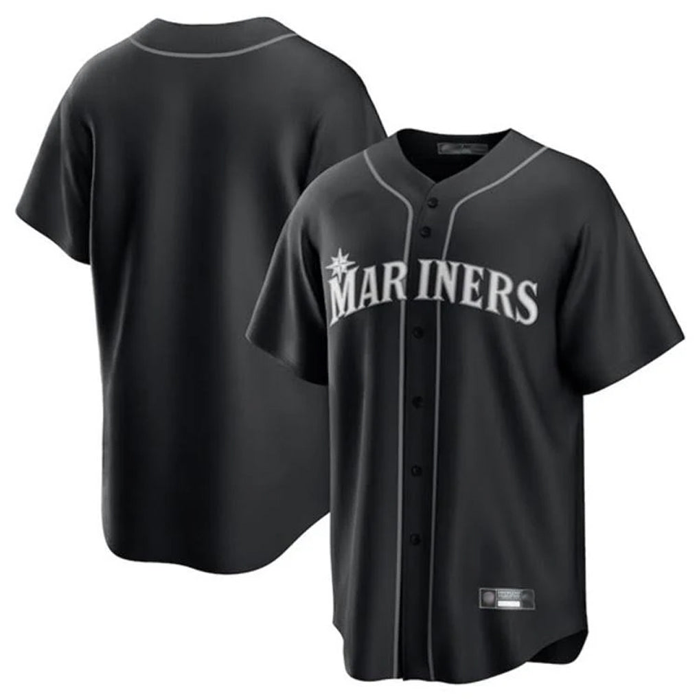 S.Mariners ## Mariners Blank Player Black Home Limited Hdoa Stitched Jerseys
