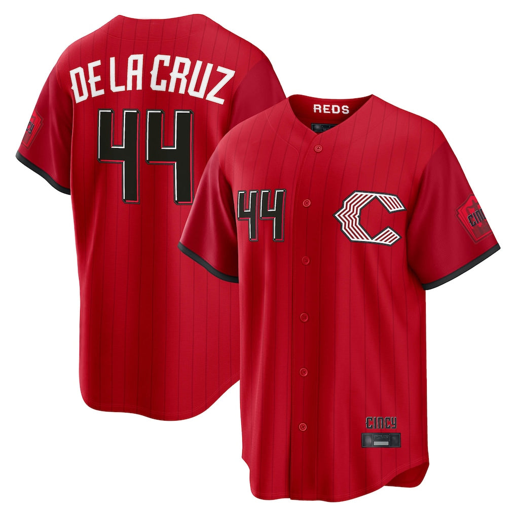 C.Reds #44 Elly De La Cruz Player Red 2026 City Connect Home Game Hdoa Stitched Jerseys