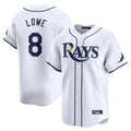 T.Bay Rays #8 Brandon Lowe Player White Home Limited Hdoa Stitched Jerseys