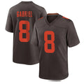 C.Browns #8 Dillon Gabriel Player Brown Alternate Home Game Hdoa Stitched Jerseys