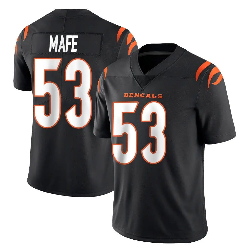 C.Bengals #53 Boye Mafe Player Black Vapor Untouchable Limited Home Game Hdoa Stitched Jerseys