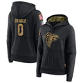 A.Falcons #0 Divine Deablo Player Black Salute to Service Hoodies Hdoa Stitched Jerseys