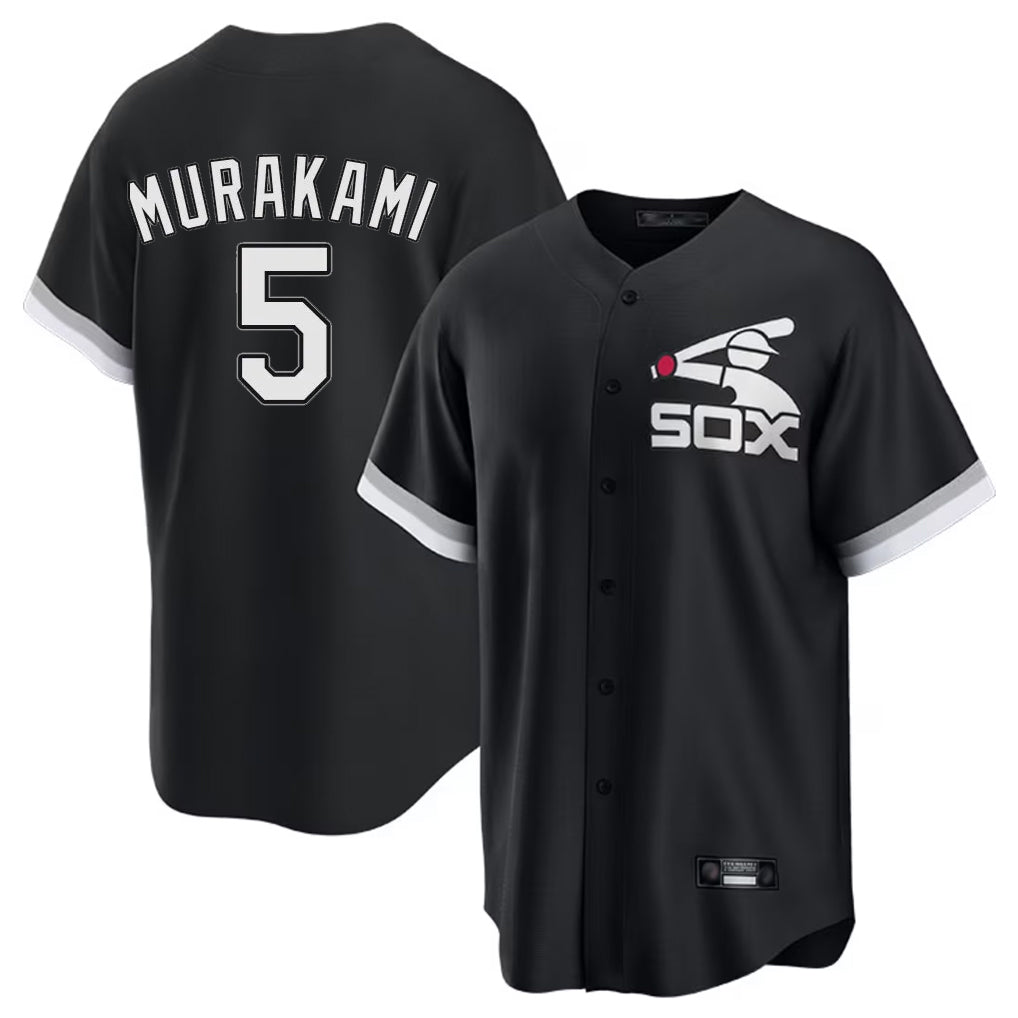 C.White Sox #5 Munetaka Murakami Player Black Spring Training Game Hdoa Stitched Jerseys