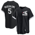 C.White Sox #5 Munetaka Murakami Player Black Spring Training Game Hdoa Stitched Jerseys