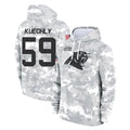 C.Panthers #59 Luke Kuechly Player Arctic Camo Salute to Service Pullover Hoodies Limited Game Hdoa Stitched Jerseys