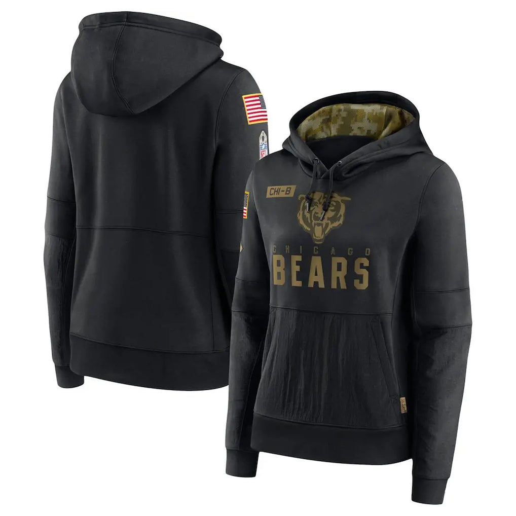 C.Bears ## Bears Blank Player Black Salute to Service Pullover Hoodies Limited Hdoa Stitched Jerseys