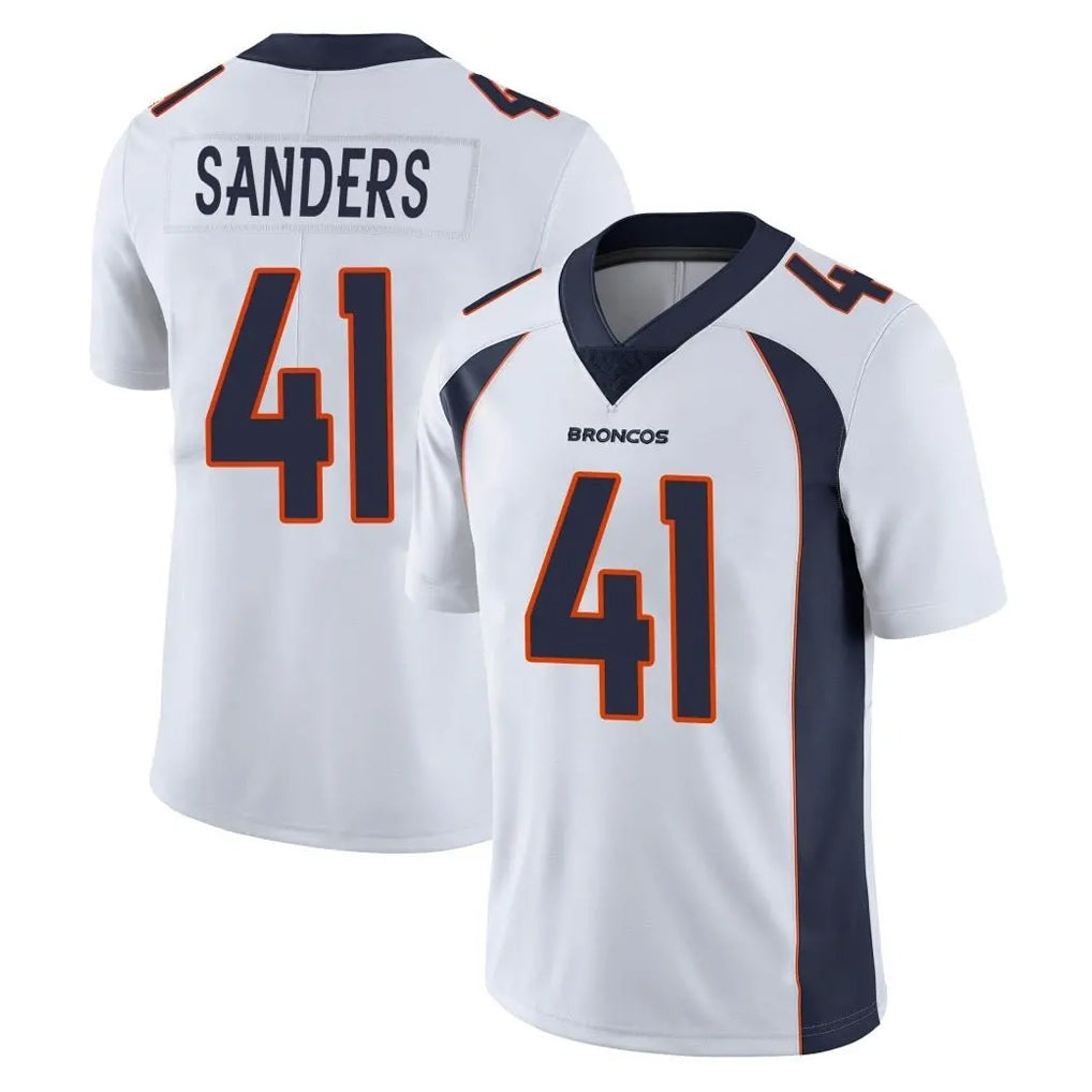 D.Broncos #41 Drew Sanders Player White Vapor Untouchable Limited Home Game Hdoa Stitched Jerseys