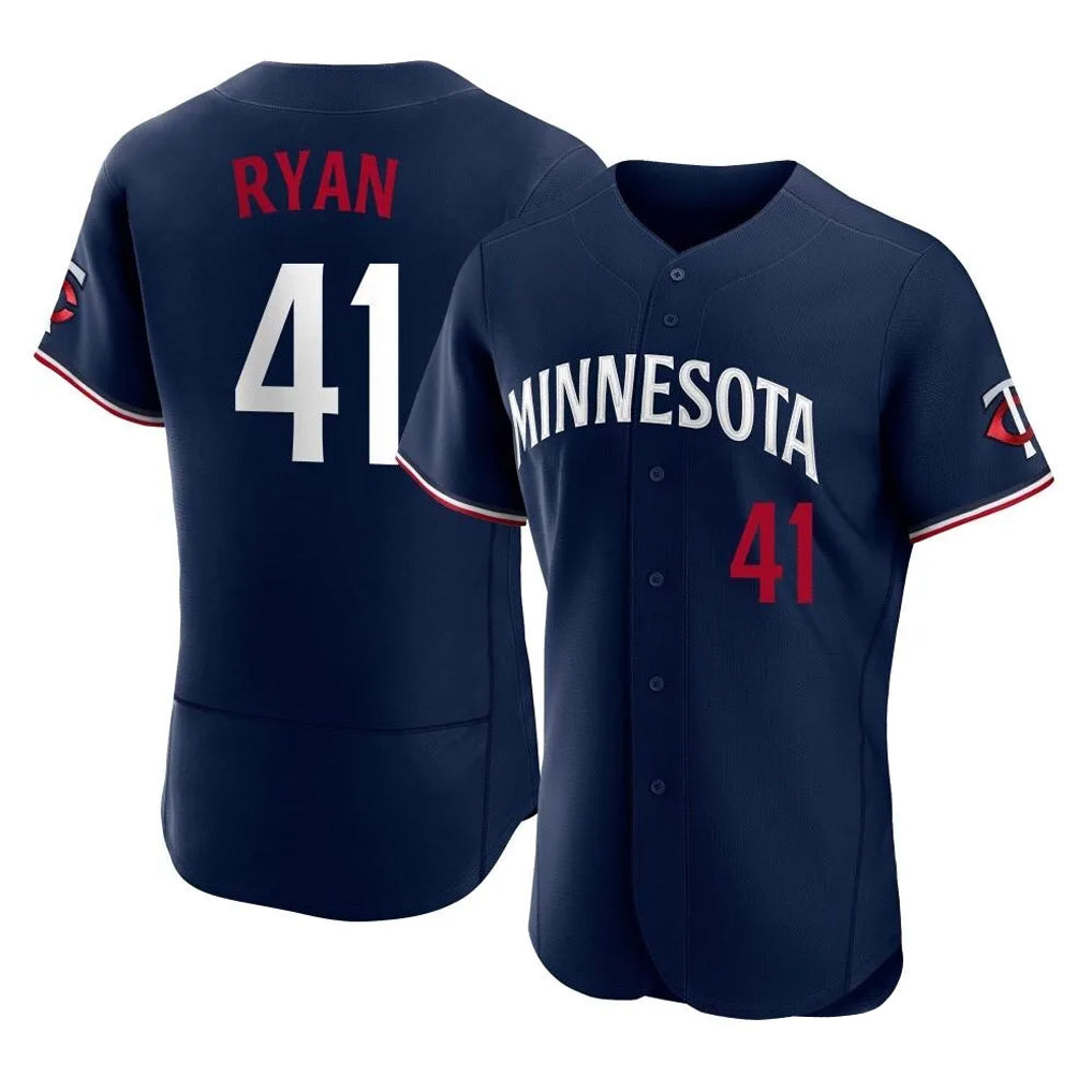 M.Twins #41 Joe Ryan Player Navy Replica Home Limited Elite Hdoa Stitched Jerseys