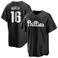 P.Phillies #16 Brandon Marsh Player Black Alt Fashion Home Game Hdoa Stitched Jerseys