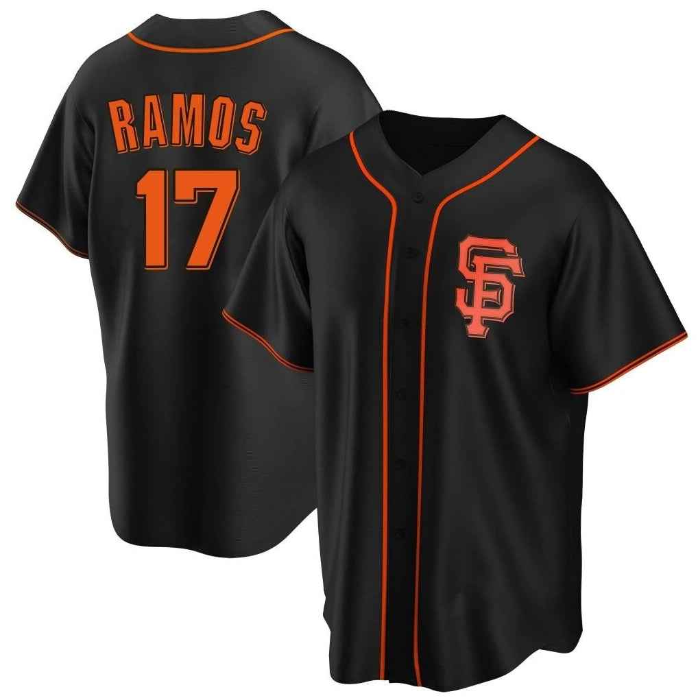 SF.Giants #17 Heliot Ramos Player Black 2026 Home Game Hdoa Stitched Jerseys
