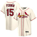 St. Louis Cardinals #15 Jose Fermin Player Cream Home Game Hdoa Stitched Jerseys