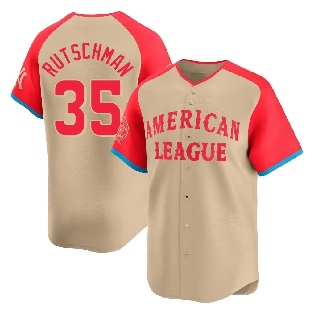 B.Orioles #35 Adley Rutschman Player Cream American League All-Star Limited Home Game Hdoa Stitched Jerseys