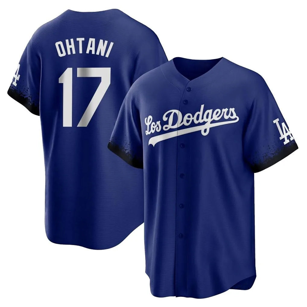 LA.Dodgers #17 Shohei Ohtani Player Royal City Connect Home Game Hdoa Stitched Jerseys