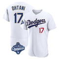 LA.Dodgers #17 Shohei Ohtani Player Gold White World Series Meet 2026 Collection Stadium Limited Elite Hdoa Stitched Jerseys
