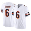 C.Bears #6 Kyler Gordon Player White Vapor F.U.S.E. Limited Home Game Hdoa Stitched Jerseys